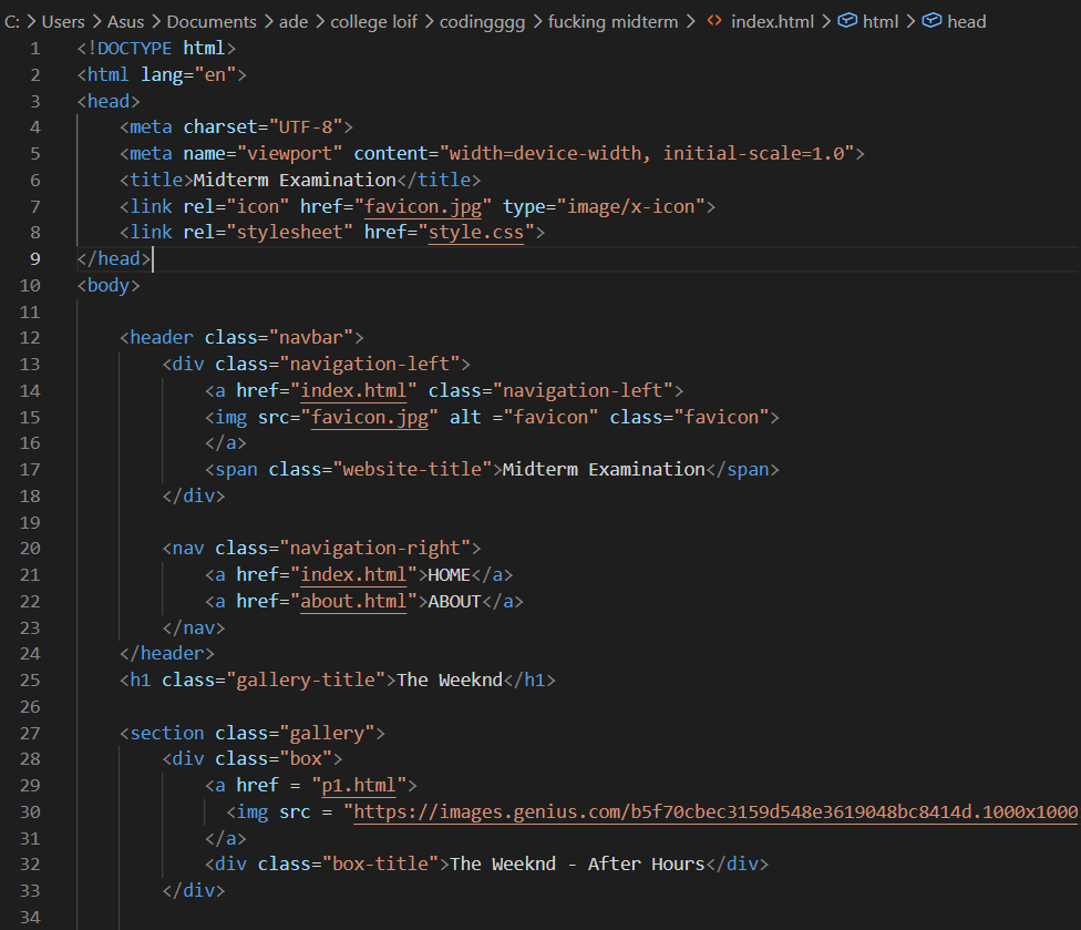 Project 1 code preview